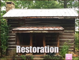 Historic Log Cabin Restoration  Irwin County, Georgia